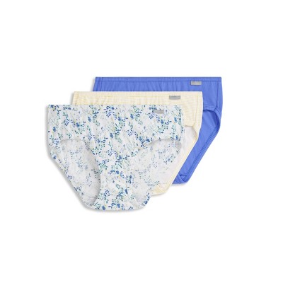 iris blue/tender yellow stripe/dainty white florals