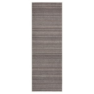 Kitchen Rugs Non Slip Washable Striped Indoor Outdoor Carpet for Hallway Laundry Bedroom Bedside Entryway Foyer Dining Office Brown - 1 of 4