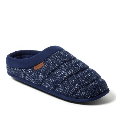 Dearfoams Men's Asher Marled Knit Clog House Slipper
