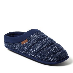 Dearfoams Men's Asher Marled Knit Clog House Slipper - 1 of 4