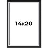 PosterPalooza | Flat Silver Picture Frame - UV Acrylic, Foam Board Backing, Hanging Hardware - 2 of 4