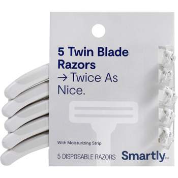 Twin Blade Razors - 5ct - Smartly™