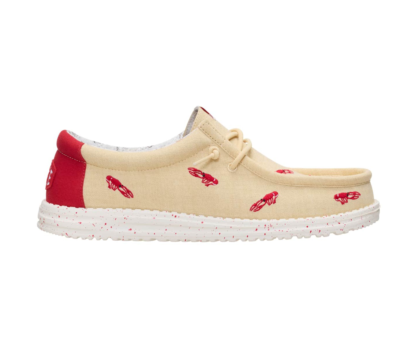 HEYDUDE Men Wally Embroidered Crawfish, Boulder Tan/Multi, цвет: Рыжевато-коричневый — фото 1