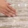 coucheta Rugs, Washable Modern Abstract Accent Carpet, Non-Slip Low Pile Indoor Area Rug for Kitchen Bedside Soft No-Shedding - 2 of 4