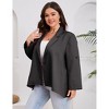 Clearlove Womens Blazer 2026 Spring Fall Bussiness Long Sleeve Open Front Work Office Dressy Suit Jackets - 3 of 4