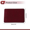 Unique Bargains Car Sunglasses Case Universal Faux Leather Rhinestones Metal 7.87"x 5.51" 1 Pc - 4 of 4