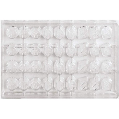 O'Creme Polycarbonate Chocolate Mold Square Gift Box, 21 Cavities