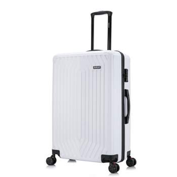 Dukap Adly Lightweight Hardside Large Checked Spinner Suitcase