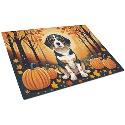 NEW Beagle Fall Glass Cutting Board Decorative Tempered Glass Kitchen Cutting and Serving Board Large Size Chopping Board