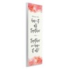 Stupell Industries Romantic Phrase with Blush Watercolor, 7" x 17" - 3 of 4