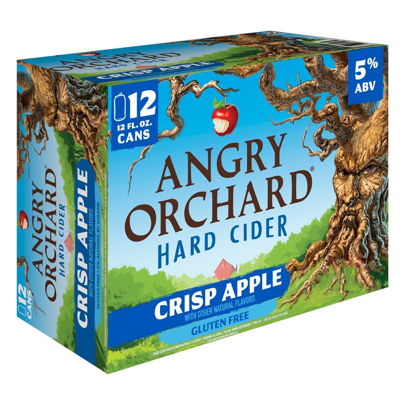 Angry Orchard Crisp Apple Hard Cider - 12pk/12 fl oz Cans, 5 of 9