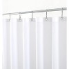 Home Mart Goods Premium 70" x 72" White Vinyl Shower Curtain Liner Waterproof - 2 of 4