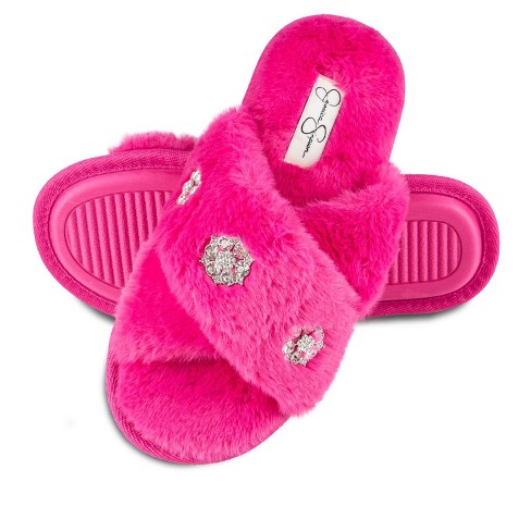 Jessica Simpson Womens Plush Marshmallow Clog Slipper - Pink/extra Large :  Target