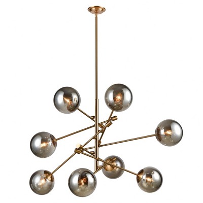 Elk Home Accelerated Returns 8 - Light Chandelier in  Aged Brass