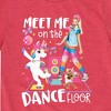 Boys' JoJo Siwa Meet Me On The Dance Floor Short Sleeve Graphic T-Shirt - Heather Red - Small - 2 of 4
