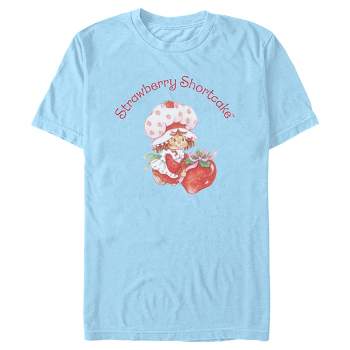 Men's Strawberry Shortcake Watercolor Cute Berry Gift T-Shirt