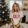 Simply Sage Market Women's Jolly Bold Puff Print Short Sleeve Garment Dyed Tee - 2 of 4