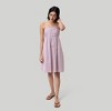 Reistor Women's Ruched Strappy Mini Dress - 2 of 4
