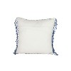 20x20 Hand Woven Blue Striped Filled Throw Pillow by Foreside Home & Garden - 4 of 4