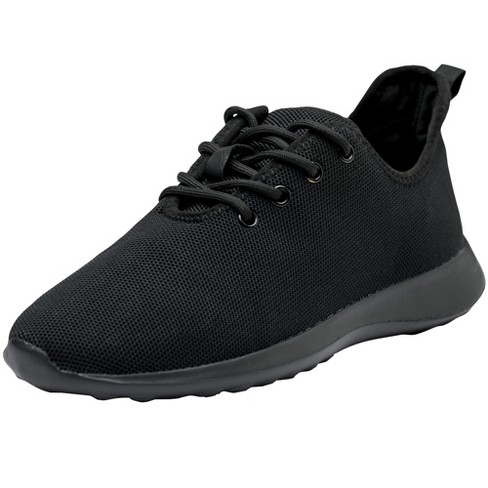 Black store gym shoes