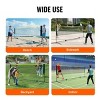 Badminton Net, Height Adjustable Volleyball Net, Foldable Pickleball Net, Portable Easy Setup Tennis Net Set with Poles - 3 of 4