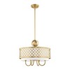 Livex Lighting Arabesque 4 - Light Chandelier in  Soft Gold - 3 of 4