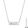Steeltime 24" fearless leader stainless steel bar necklace with saying " I am not lead, I lead." - 3 of 4