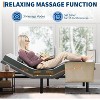 Twin XL Adjustable Bed Frame with Massage, Head & Foot Incline, Wireless Remote, Adjustable Legs - 2 of 4