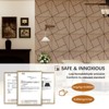 UNISOAR Wood Acoustic Wall Panels-Self-Adhesive 3D Wood Slat Wall Panel-Sound Absorbing Panels for Noise Reducing-Feature Wall Decor for Home & Office - 4 of 4