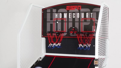 ESPN Indoor Home 2 Player Hoop Dual Shootout Basketball Arcade