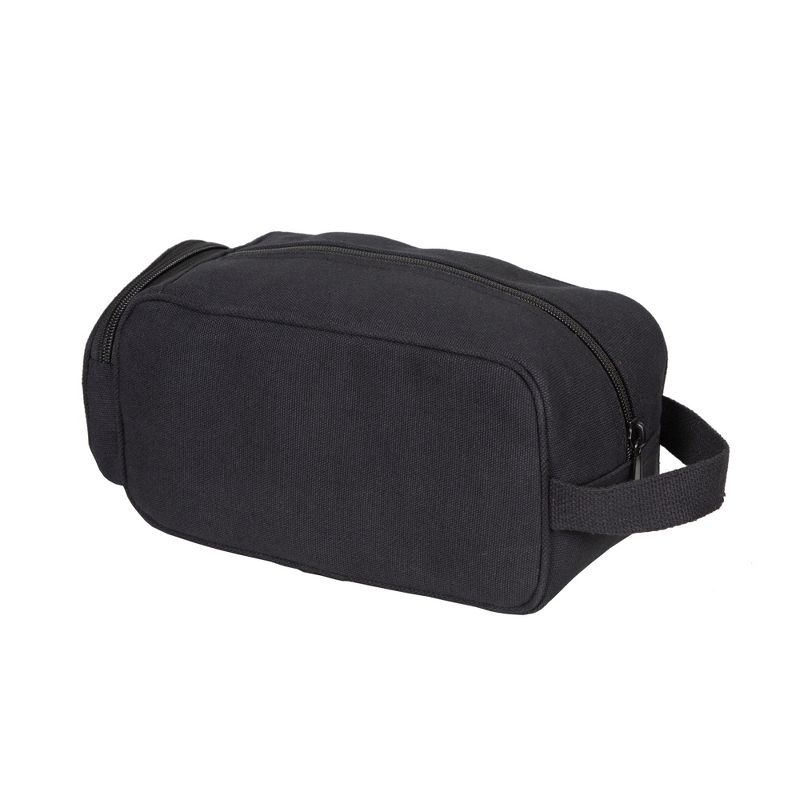 Stansport Cotton Canvas Travel Accessory Bag - Black, 2 of 8