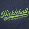 Mens Funny T Shirts Pickleball Its Always A Good Time Sarcastic Graphic Novelty Tee for Men - Crazy Dog Men's T Shirt for Pickleball Fans - 2 of 4