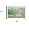 HomeRoots Peaceful Tree Line White Framed Print Wall Art - 3 of 4