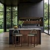Meridian Furniture,Conrad Green Velvet Counter Stool - 2 of 4