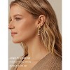Mix & Match Earrings Set, 14K Gold Plated & S925 Sterling Silver Huggie Hoops with CZ Drops, Hypoallergenic Dainty Jewelry - 4 of 4
