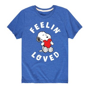 Boys' - Peanuts - Feelin Loved Short Sleeve Graphic T-Shirt - 1 of 4