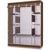 Portable Clothes Closet Wardrobe Non-Woven Fabric 4-Tier 10-Lattices Storage Organizer - 2 of 4