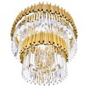 CWI Lighting,Deco 12 Light Down Chandelier With Medallion Gold Finish - 2 of 4