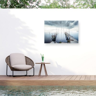 Trademark Fine Art - Nuno Araujo Crossing Of The Future Matted Framed Art