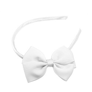 Unique Bargains Bow Headband Fashion Cute Polyester Hairband for Teenager 5.9x4.4 Inch - 1 of 4