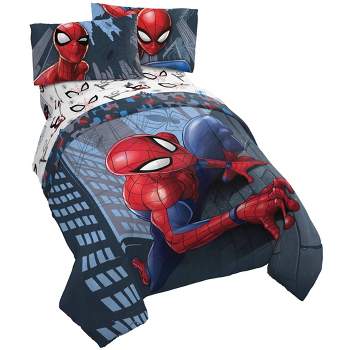Full Spider-Man Crawl Reversible Kids' Bed in a Bag