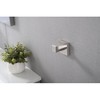 2-Pack Stainless Steel Wall-Mounted Towel and Coat Hooks for Bathroom, Bedroom, Kitchen - 2 of 4