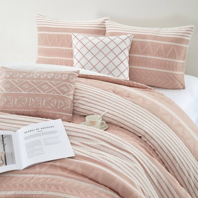 Nanshing 6pc Queen Cleluya Comforter Bedding Set Blush — фото 3
