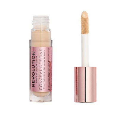Makeup Revolution Beauty Conceal & Define Concealer - 0.14 fl oz