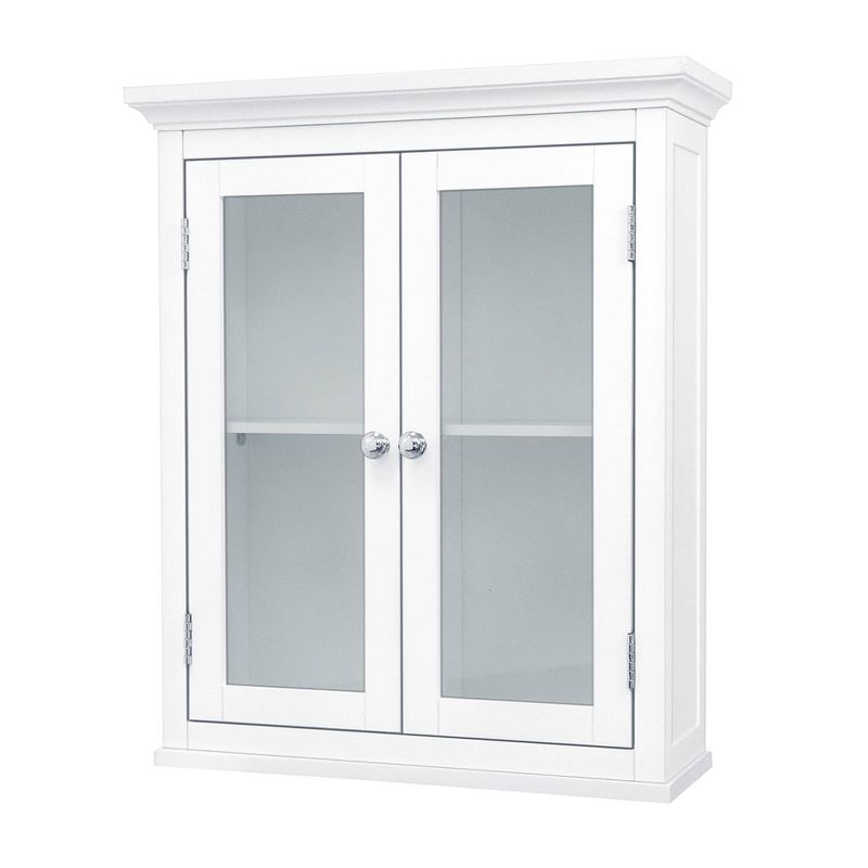 Madison Avenue Wall Cabinet 2 Doors White - Elegant Home Fashions, 1 of 9