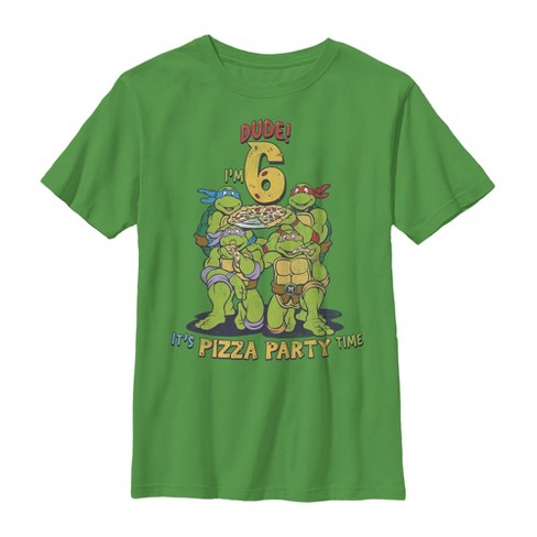  Boy's Teenage Mutant Ninja Turtles 4th Birthday Pizza Party T- Shirt - Royal Blue - X Small : Clothing, Shoes & Jewelry