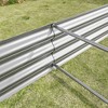 Lycvki 7.6x3.7x0.98ft Metal Raised Planter Garden Bed - 3 of 4