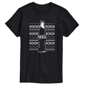 Men's - Coca Cola - Coke Holiday Sweater Short Sleeve Graphic T-Shirt - 1 of 4