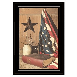 DSANE - "God and Country" By Billy Jacobs, Ready to Hang Framed Print, Black Frame - 1 of 4