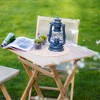 Feuerhand Outdoor Kerosene Fuel Lantern, German Made Weather Resistant Baby Special 276 Galvanized Hurricane Lamp for Camping or Patio, 10 Inches - 3 of 4